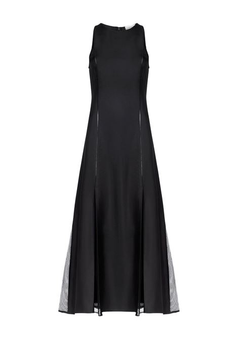 iraka silk twill dress woman black LOULOU DE SAISON | IRAKABLACK
